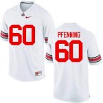 Men's Ohio State Buckeyes #60 Blake Pfenning White Nike NCAA College Football Jersey Copuon ECT2044TS